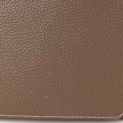Hermes Taurillon Clemence Jypsiere 37 Etoupe 13 of 21