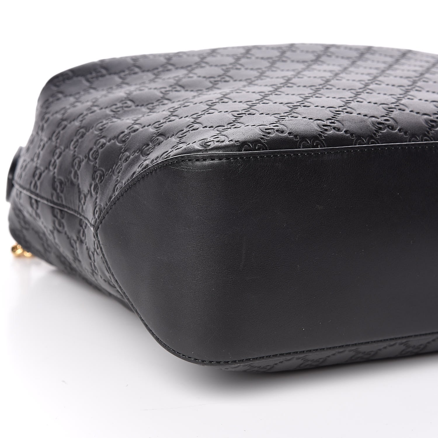 Gucci Guccissima Signature Large Linea A Hobo Black 8 of 10