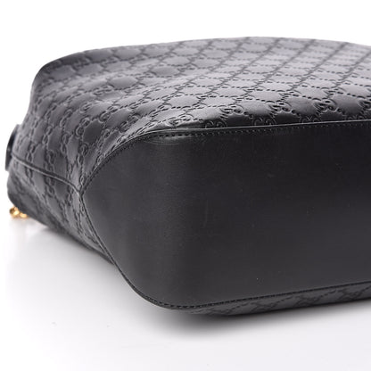 Gucci Guccissima Signature Large Linea A Hobo Black 8 of 10