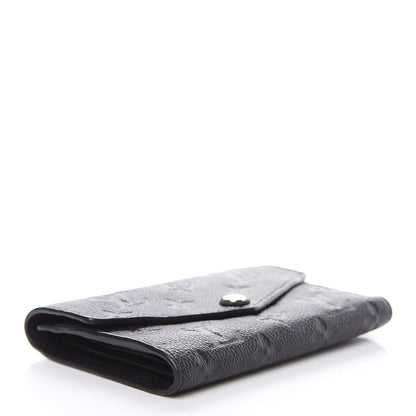 Louis Vuitton Empreinte Compact Curieuse Wallet Black 4 of 13