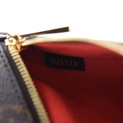 Louis Vuitton Monogram Braided Pochette Metis Coquelicot 7 of 9