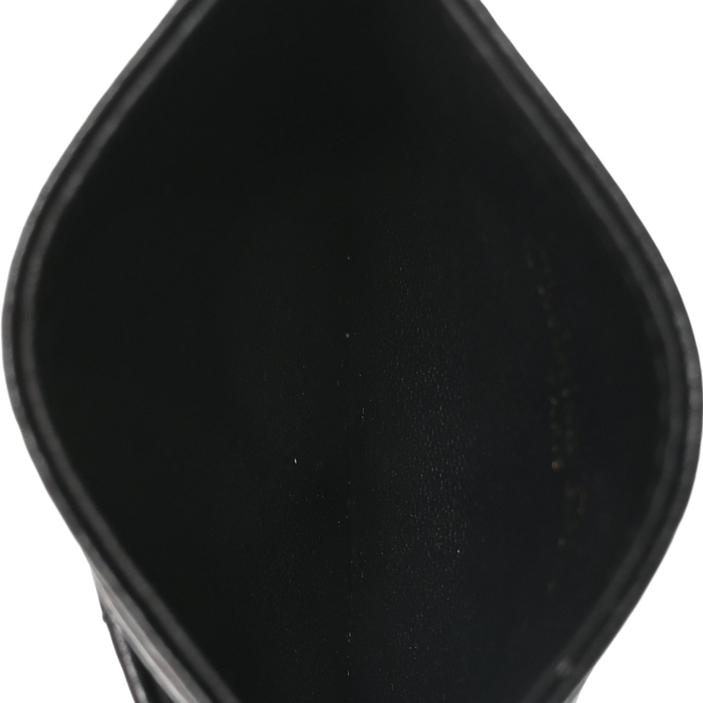 Supple Calfskin Cannage Caro Freesia Card Holder Black