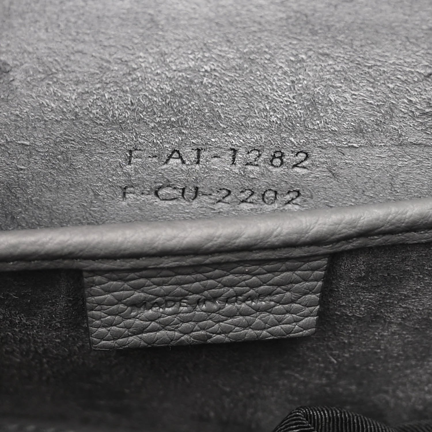 Celine Drummed Calfskin Nano Luggage Kohl 8 of 11