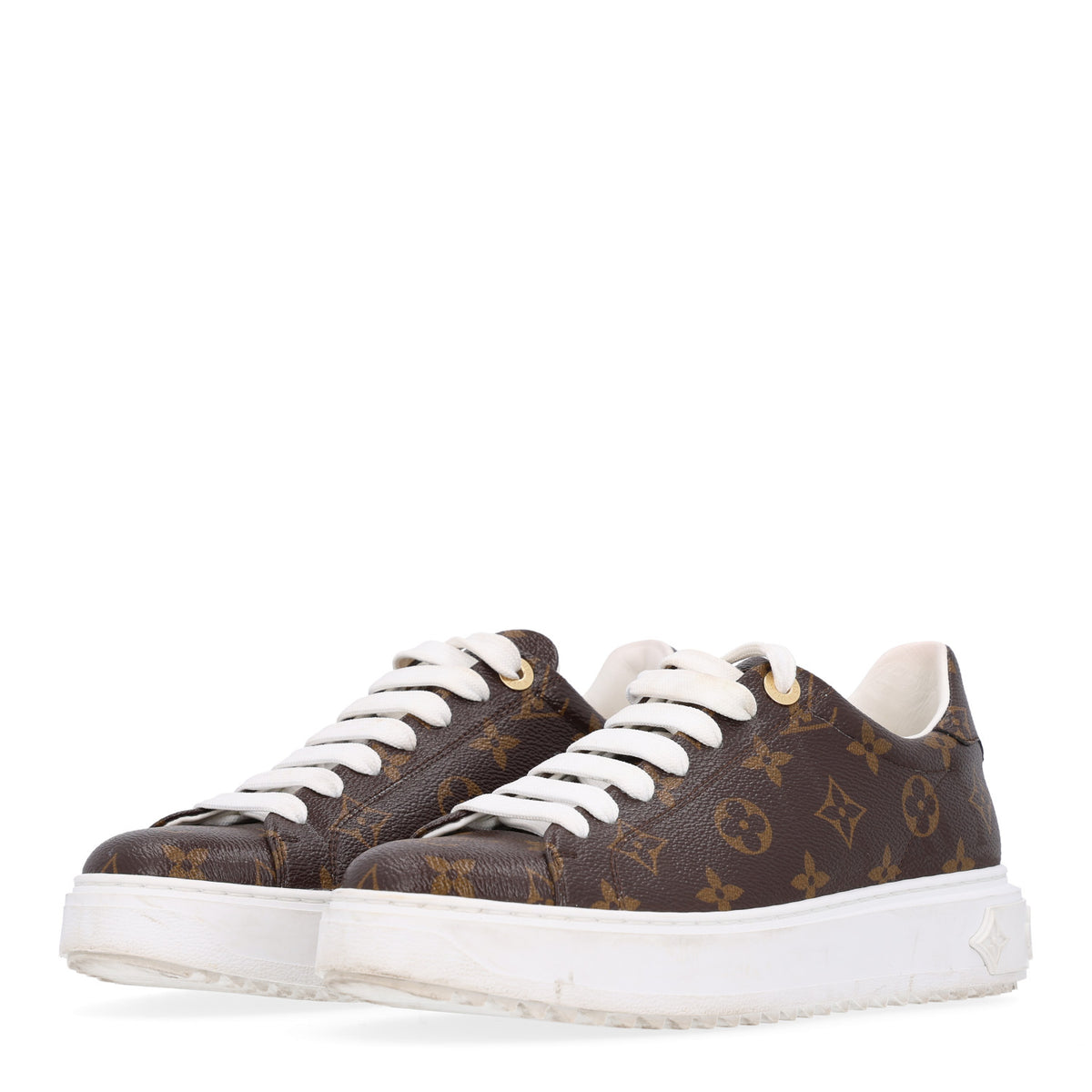 Louis Vuitton Monogram Time Out Sneakers 38.5 4 of 10