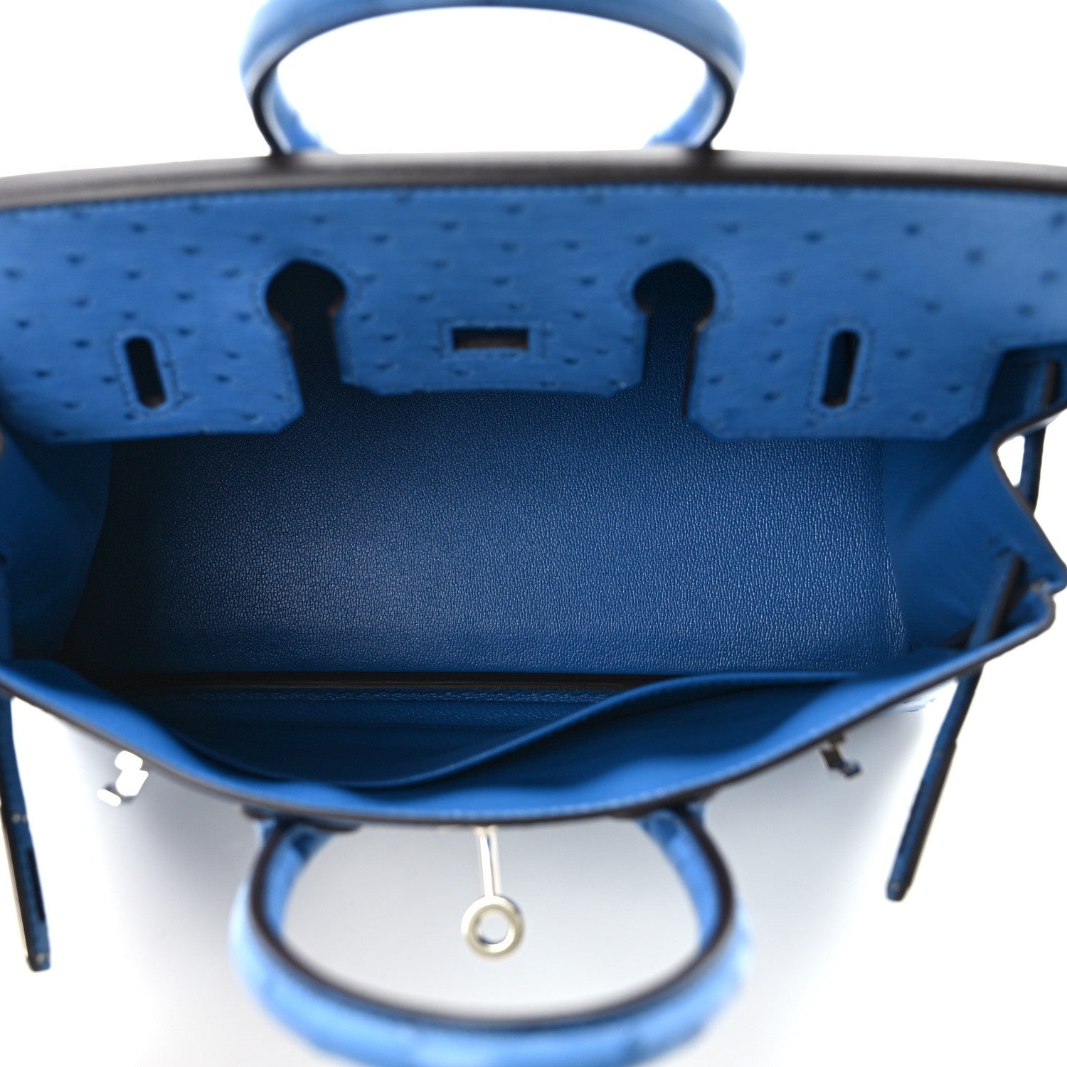 Hermes Ostrich Birkin 25 Mykonos 5 of 12