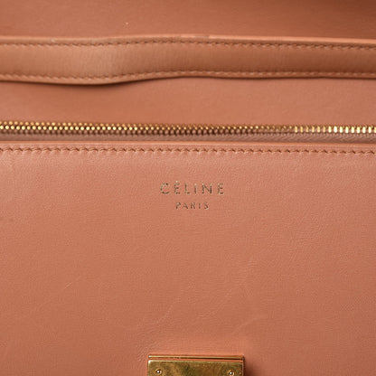 Celine Box Calfskin Medium Classic Box Flap Bag Nude 6 of 13