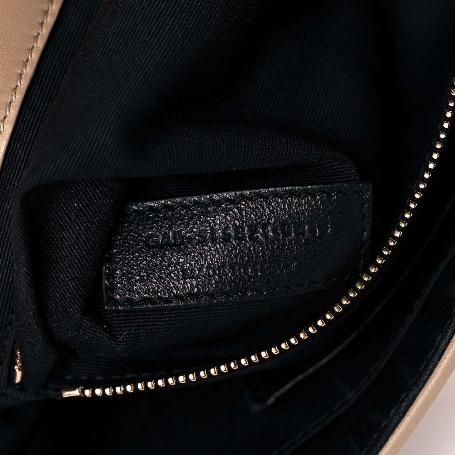 Saint Laurent Lambskin Patchwork Monogram Medium Jamie Beige 7 of 10