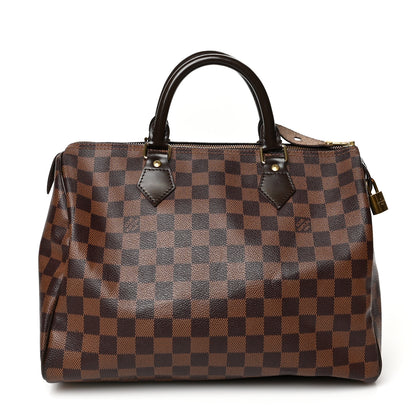 Louis Vuitton Damier Ebene Speedy 30 1 of 8