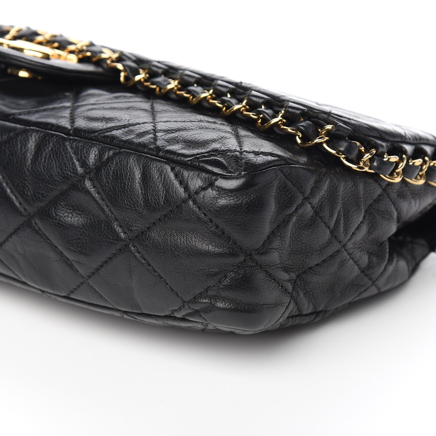 Chanel Calfskin Quilted Medium Chain Me Flap Black 9 of 11