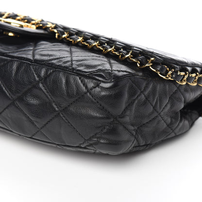 Chanel Calfskin Quilted Medium Chain Me Flap Black 9 of 11
