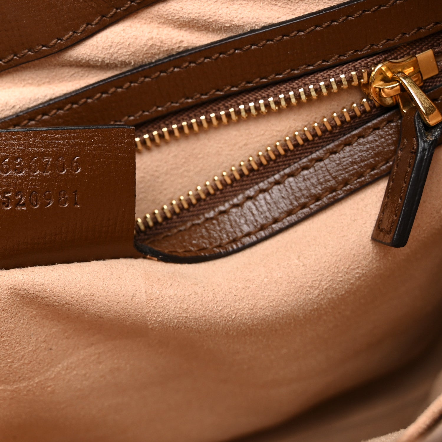 Gucci GG Supreme Monogram Azalea Calfskin Web Small Jackie 1961 Hobo Beige Ebony Brown Sugar 7 of 10