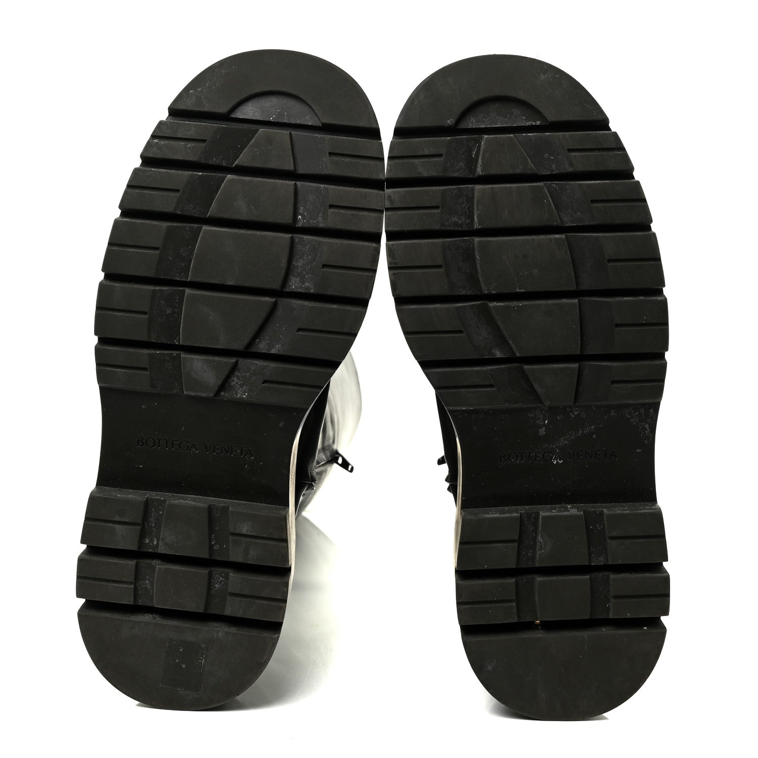 Bottega Veneta Calfskin The Tire High Boots 41 Black Camping 5 of 19