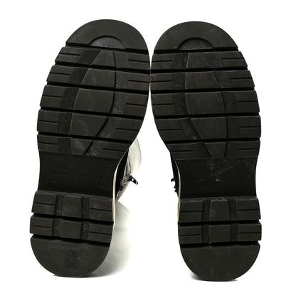 Bottega Veneta Calfskin The Tire High Boots 41 Black Camping 5 of 19