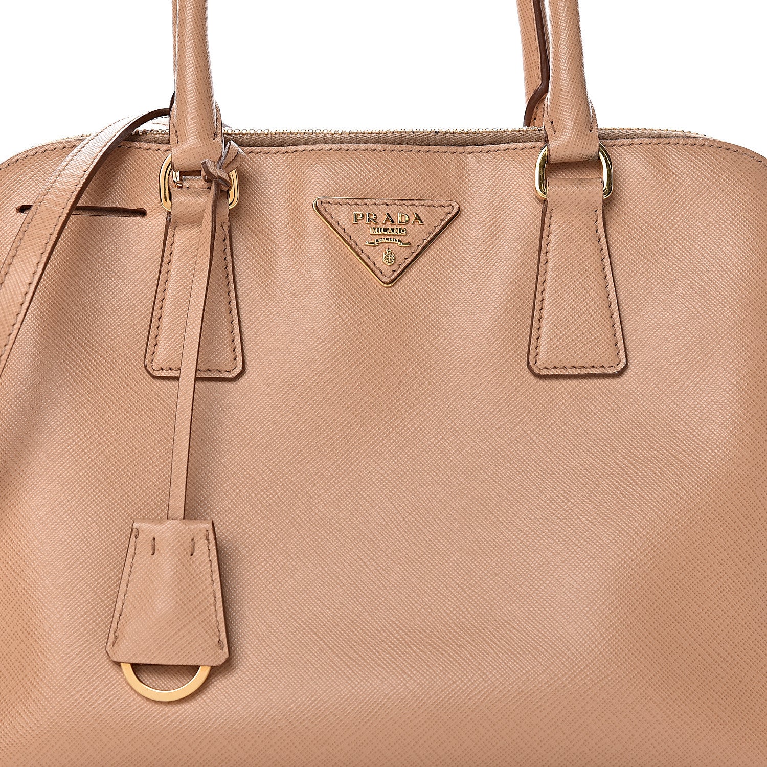 Prada Saffiano Lux Medium Promenade Tote Noisette 19 of 19