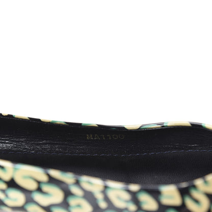 Louis Vuitton Patent Leopard Ballet Flats 40 Blue Infini 9 of 9