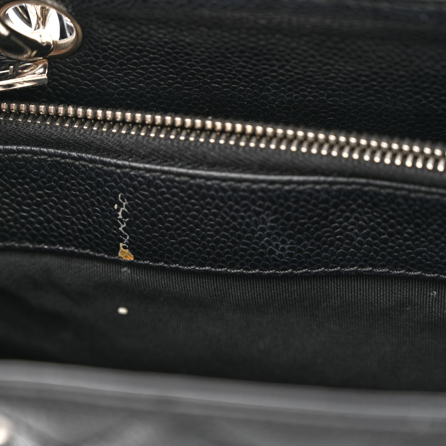 Chanel Caviar Quilted Grand Shopping Tote GST Black 8 of 14