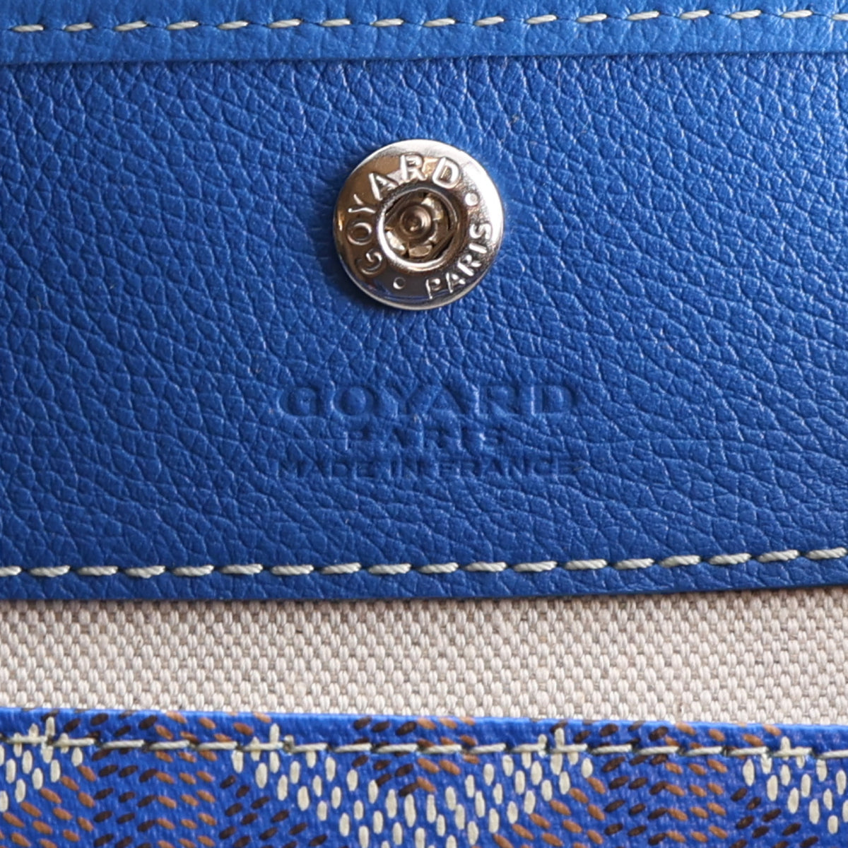Goyardine Clover Mini Boheme Hobo Blue
