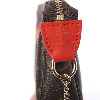Louis Vuitton Monogram 2020 Christmas Animation Bumper Cars Mini Pochette Accessories Coquelicot 6 of 8