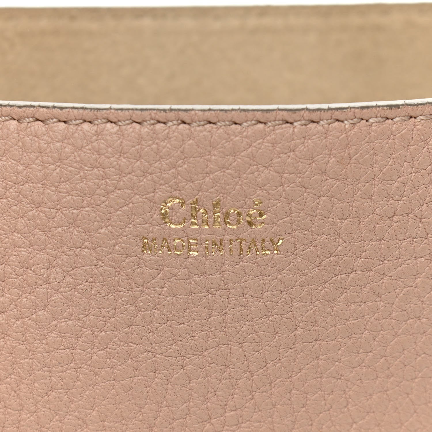 Chloe Grained Lambskin Drew Shoulder Bag Cement Pink 6 of 12