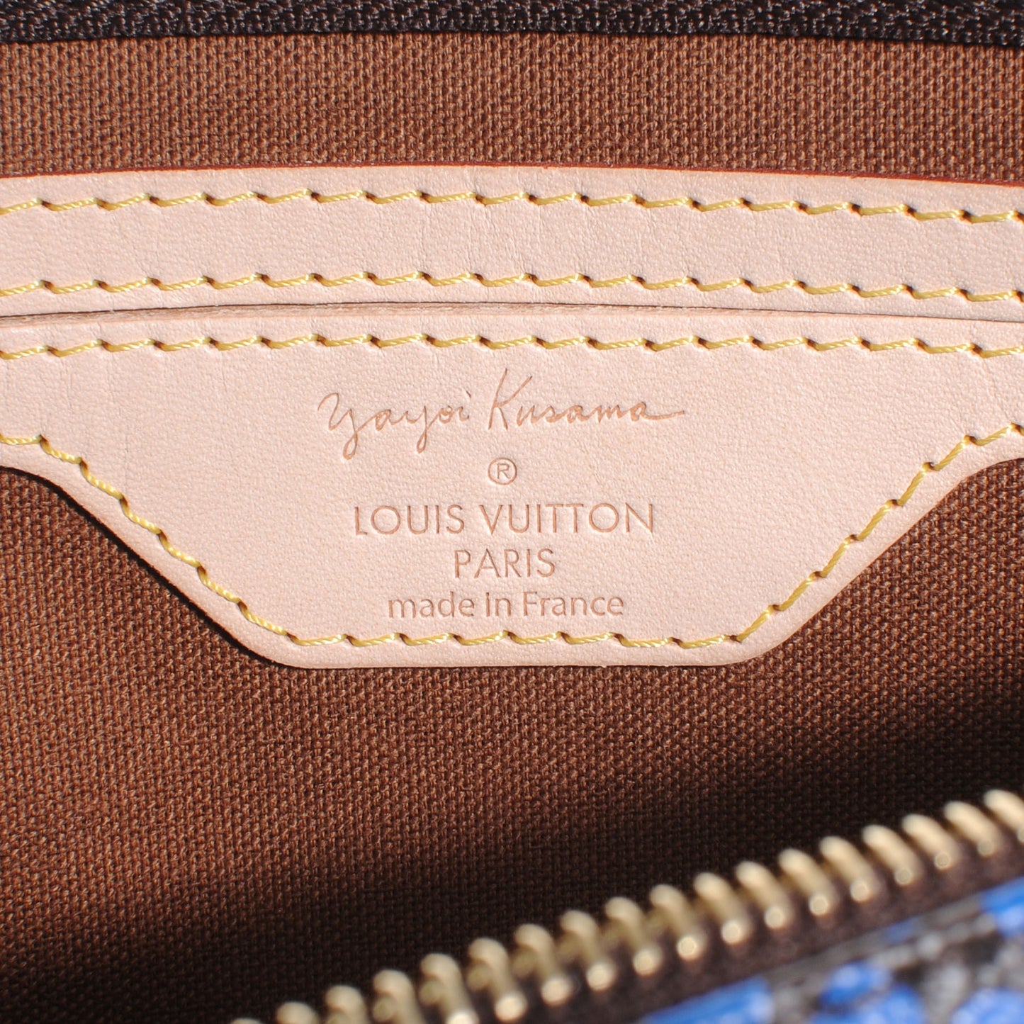 Monogram Kusama Town Speedy 30 Blue