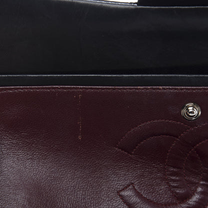 Chanel Lambskin Quilted Medium Double Flap Black 15 of 21
