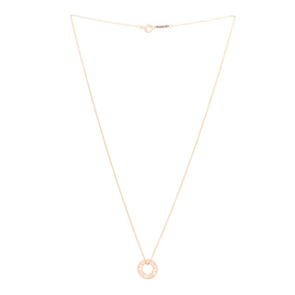 Tiffany 18K Yellow Gold Diamond Atlas Pierced Pendant Necklace 3 of 7