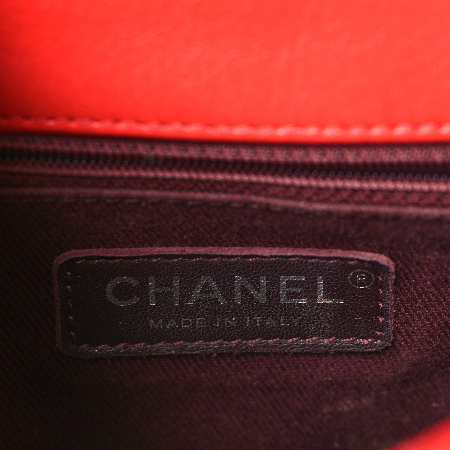 Chanel Shiny Goatskin Quilted Small Double Carry Waist Chain Flap Red 6 of 11