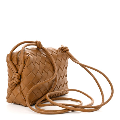 Bottega Veneta Nappa Intrecciato Mini Loop Camera Bag Camel 3 of 11