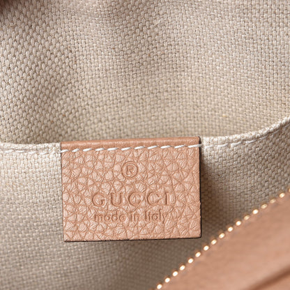 Gucci Pebbled Calfskin Small Soho Disco Bag Camelia 6 of 8