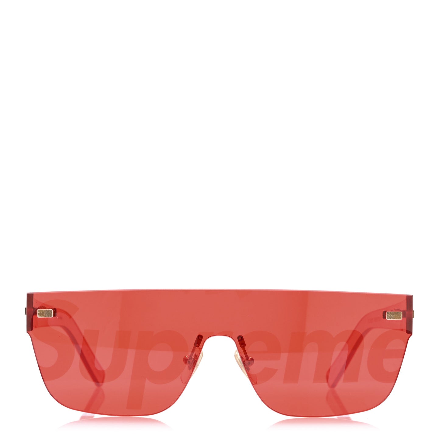 X SUPREME City Mask Sunglasses Coquelicot