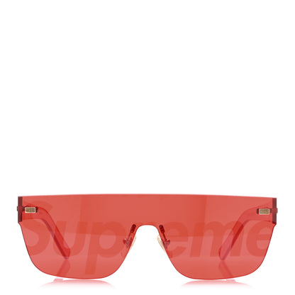 Louis Vuitton X SUPREME City Mask Sunglasses Coquelicot 3 of 7