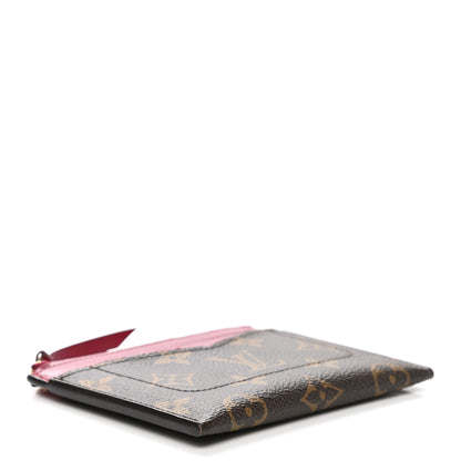 Louis Vuitton Monogram Zipped Card Holder Fuchsia 4 of 7