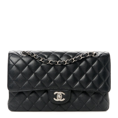 Chanel Caviar Quilted Medium Double Flap Black 1 of 11