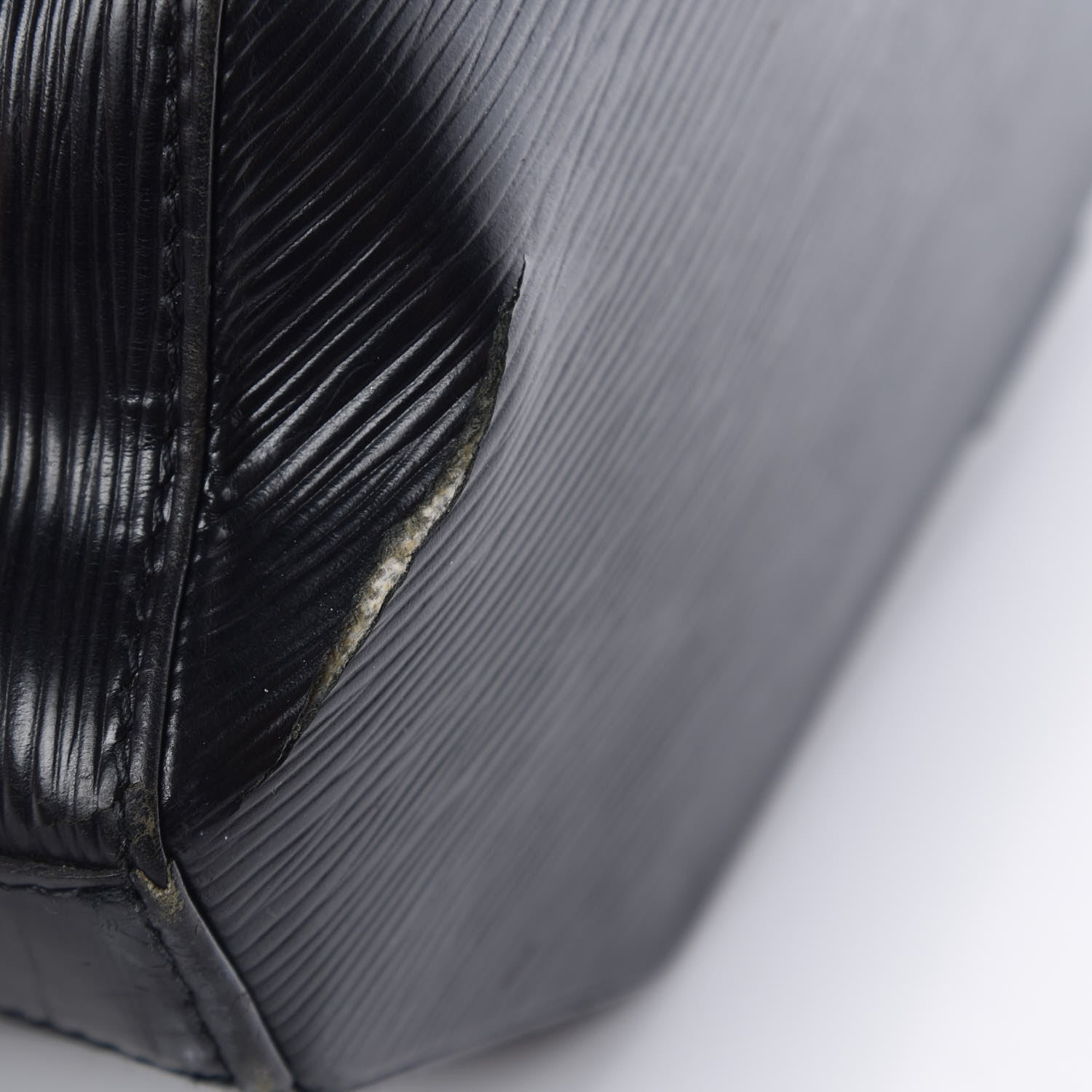 Louis Vuitton Epi Sac a Dos Drawstring Bag Black 9 of 11