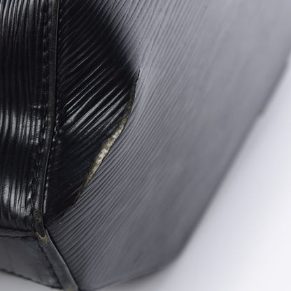 Louis Vuitton Epi Sac a Dos Drawstring Bag Black 9 of 11