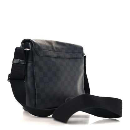 Louis Vuitton Damier Graphite Logo District PM Grey 3 of 9