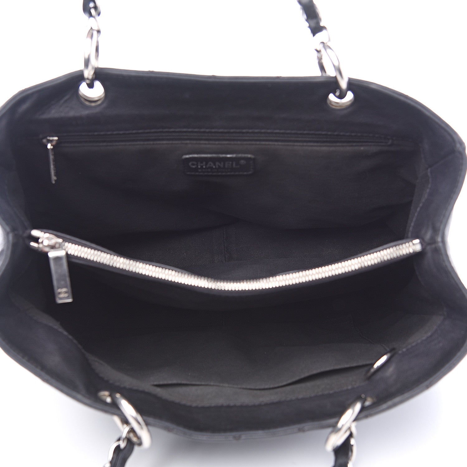 Chanel Caviar Quilted Grand Shopping Tote GST Black 4 of 16