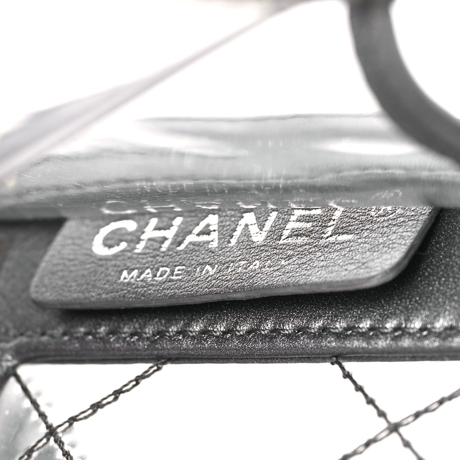 Chanel Metallic Lambskin PVC Quilted Small Boy Flap Silver 6 of 10