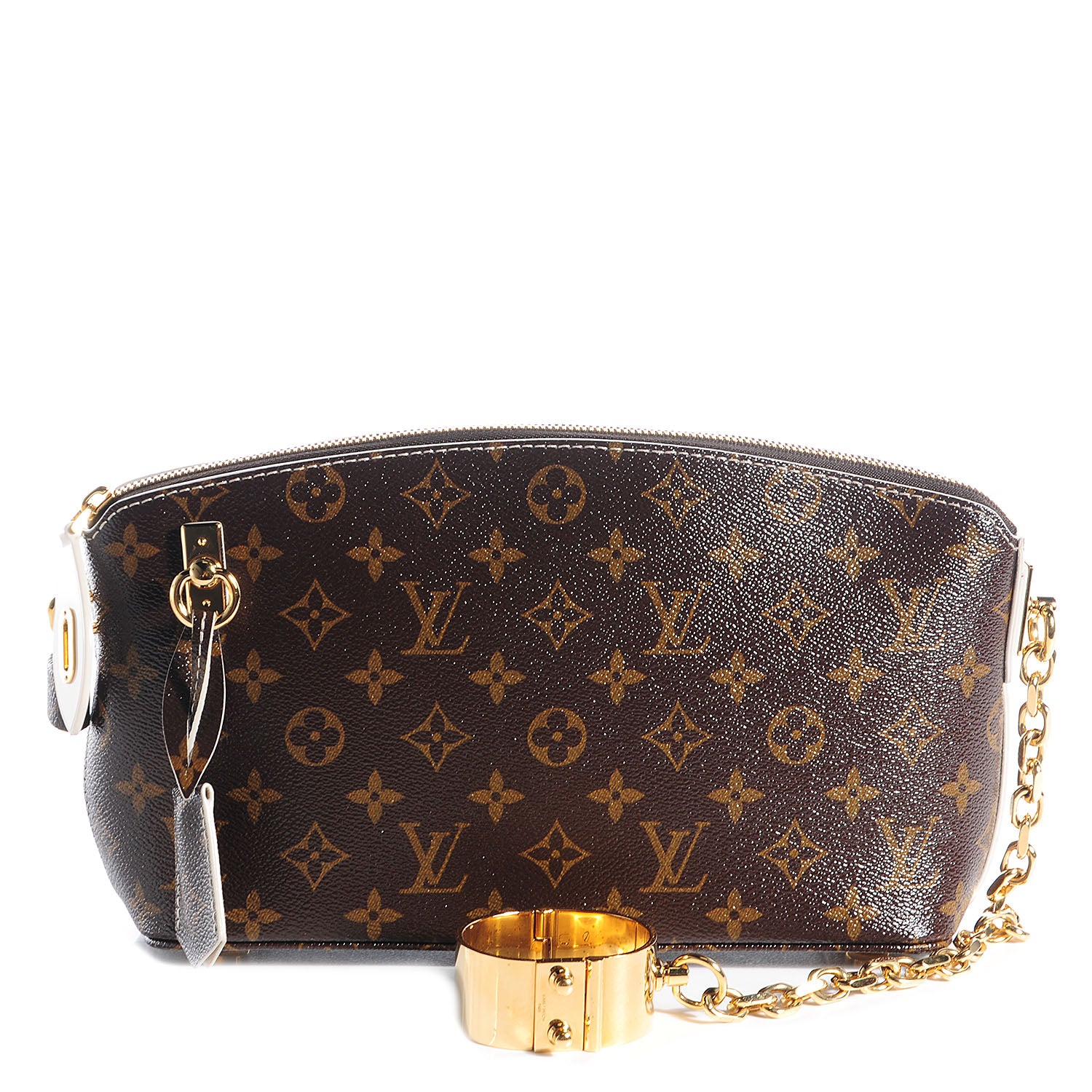 Louis Vuitton Monogram Fetish Lockit Clutch 1 of 7