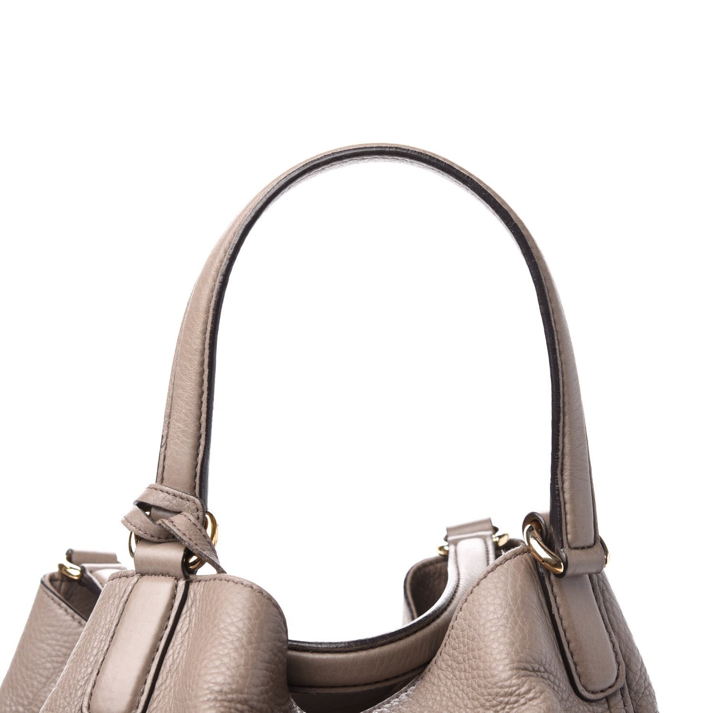 Pebbled Calfskin Medium Soho Shoulder Bag New Fango