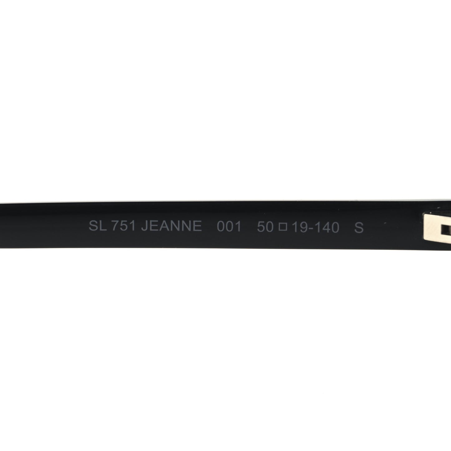 Acetate Oval Jeanne Sunglasses SL751 Black