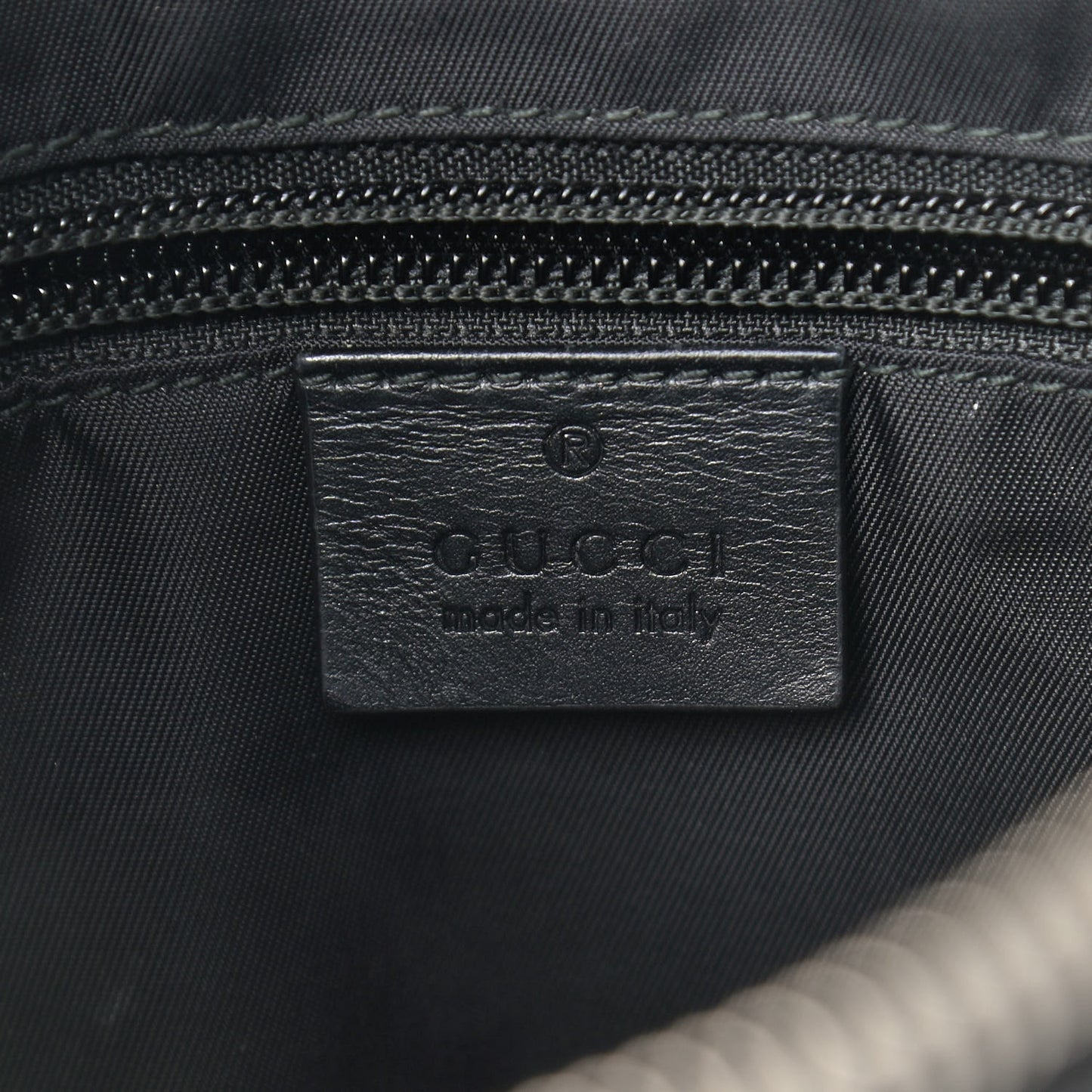 GG Supreme Monogram Web Messenger Bag Black