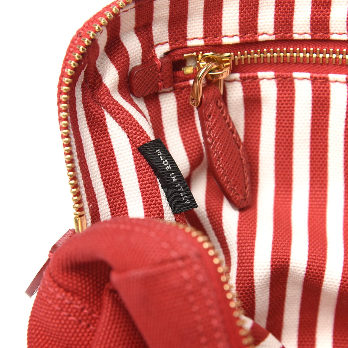 Canvas Canapa Logo Pouch Rosso