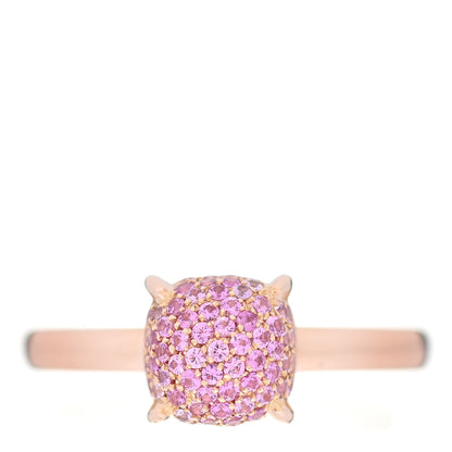 Tiffany 18K Rose Gold Pink Sapphire 7mm Paloma Picasso Sugar Stacks Ring 52 6 1 of 5
