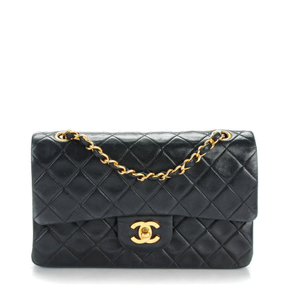 Chanel Lambskin Quilted Small Double Flap Black 1 of 9