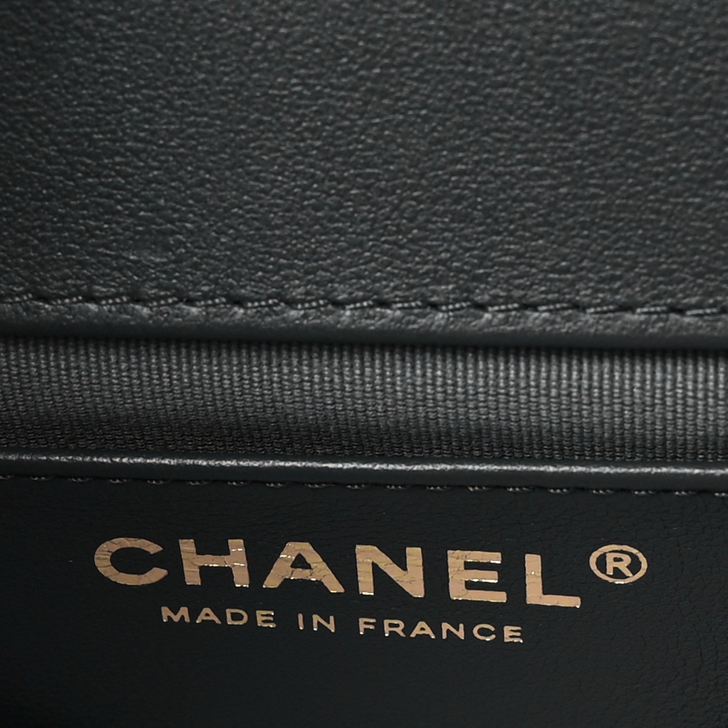 Chanel Denim Quilted Mini Flap Grey 6 of 10