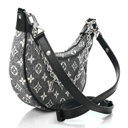 Louis Vuitton Monogram Jacquard Denim Loop Black 2 of 8