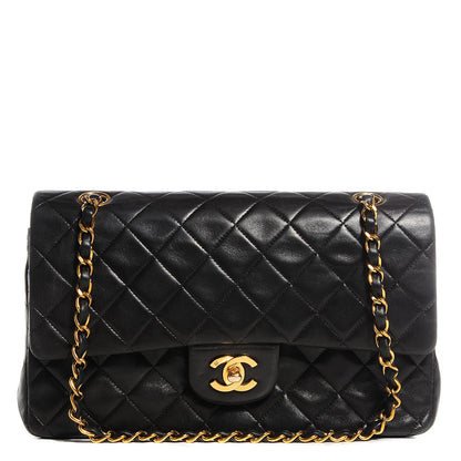 Chanel Lambskin Medium Double Flap Black 1 of 9