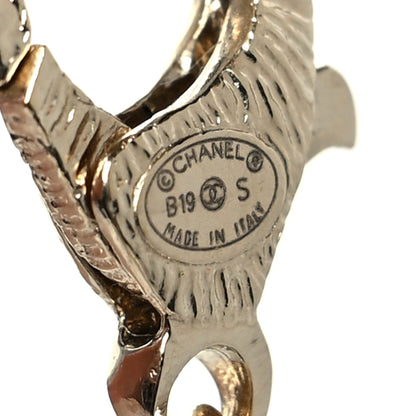 Chanel Crystal City of Lights Letter Chain Necklace Gold 5 of 5