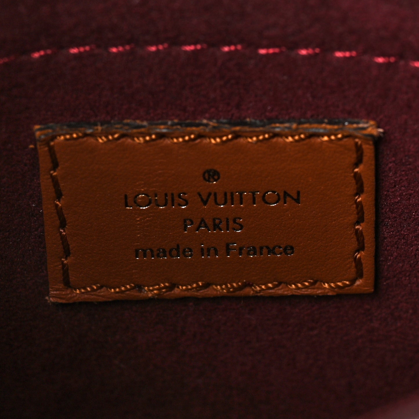 Jacquard Since 1854 Petit Sac Plat Bordeaux